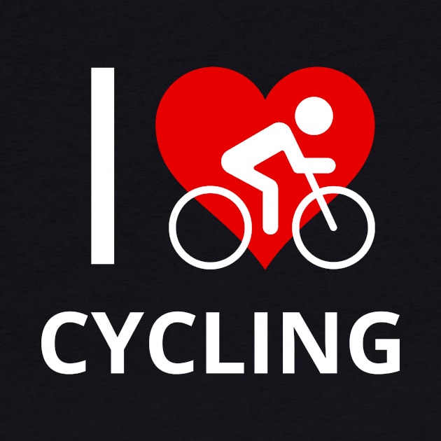 I Love Cycling by Corp413designs